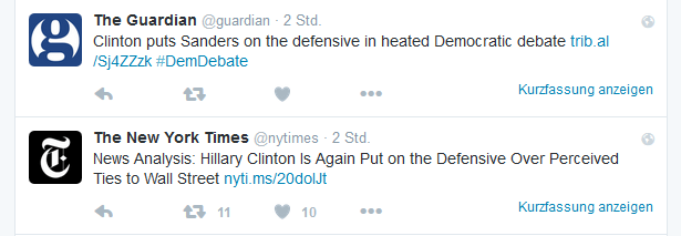 unterschiedliche Sichtweisen