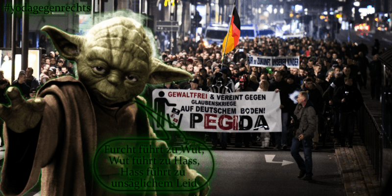 Yoda gegen Rechts: Furcht ist der Weg zur dunklen&nbsp;Seite