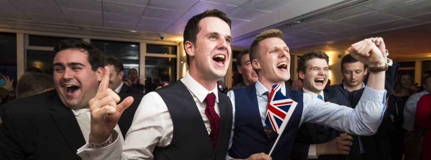 Vote Leave Party As They Wait For The EU Referendum Results