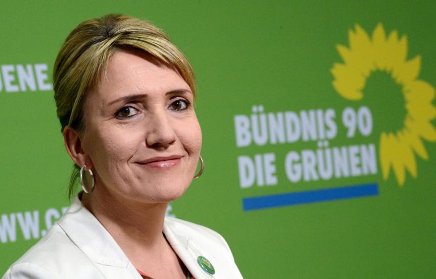Simone Peter, Bundesvorsitzende der Partei Bündnis 90/Die Grünen, gilt bei den Grünen als Parteilinke.