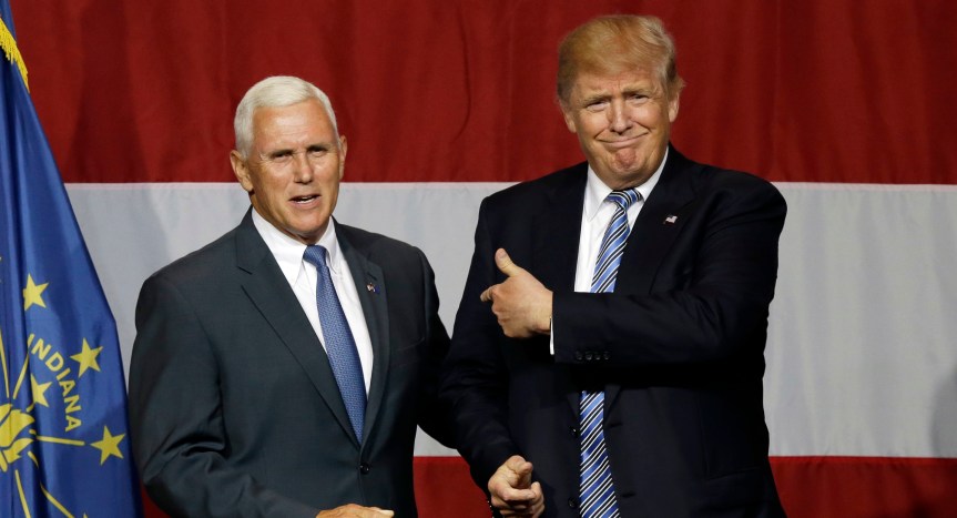 Trump und Pence: Der cholerische Faschist und der ruhige&nbsp;Fanatiker.