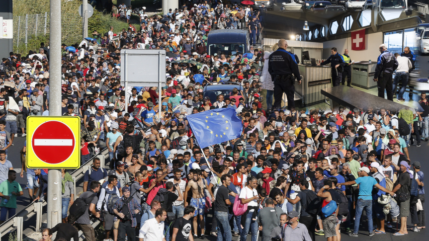 Besorgnis von Menschenrechtlern zur Lage von Flüchtlingen an der Schweizer Grenze und Daten zur Lage in&nbsp;Deutschland.